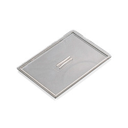 Transparent polystyrene lid