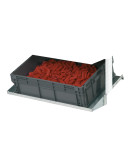 Étagère inclinable, prof.600 mm,  bacs ATHENA 800x600x120h Replast