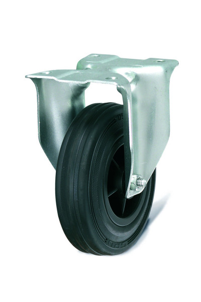Rubber fixed wheel diameter 100 mm