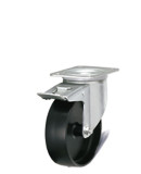 Roulette pivotante en nylon avec frein diam.100 mm