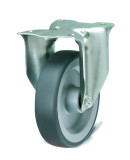 Roulette fixe en caoutchouc anti-traces diamètre 125 mm