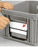 A4 sheet with 3 labels