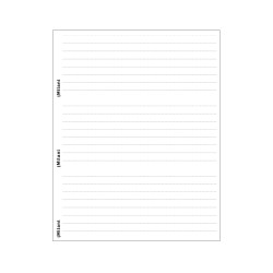 Feuille de 3 étiquettes pour taille 272-4A2