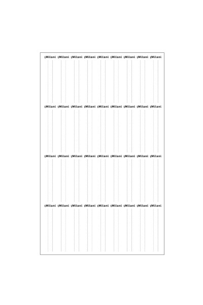 Sheet of 36 labels for size 1