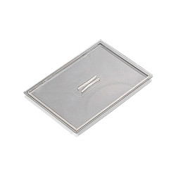 Transparent polystyrene lid