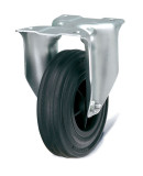 Rubber fixed wheel diameter 125 mm