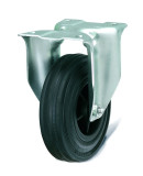 Rubber fixed wheel diameter 100 mm