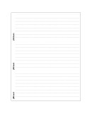 Feuille de 3 étiquettes pour taille 272-4A2