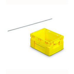 Metal document holder rod