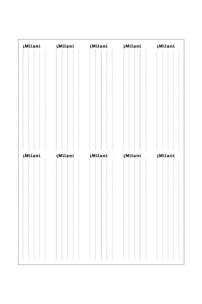 Sheet 10 upper labels for size 5P4- 5