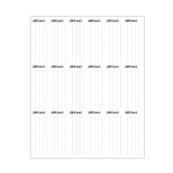 Foglio 18 etichette per misure 4A2