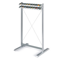 Shelf unit DOUBLE SIDE with COMPAT containers Size.1