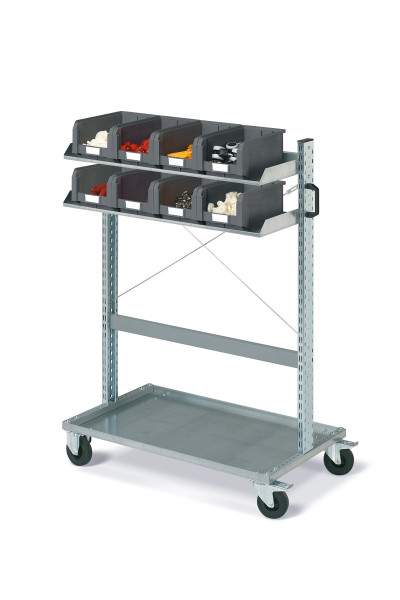 Assembly trolley FOX with COMPAT boxes Dim.3 Ecogreen