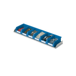 Mensola prof.205 mm con 6 contenitori COMPAT mis.2