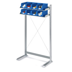 Scaffale QUICK con contenitori COMPAT mis.3