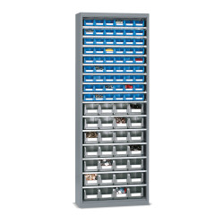 Armadio PICK grigio con porte e serratura. 2000h mm