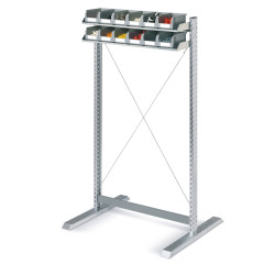 Regal ZWEISEITIG mit Behälter COMPAT Grosse.2