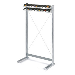 Scaffale QUICK con contenitori COMPAT mis.1 Ecogreen