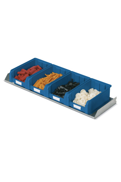 Mensola fissa, prof.295 mm contenitori COMPAT colore blue Mis.3A2