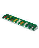 Mensola fissa, prof.150 mm, contenitori COMPAT colore verde Mis.1