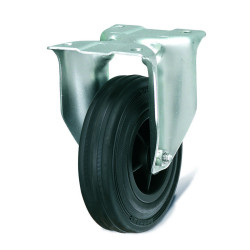 Rubber fixed wheel diameter 100 mm