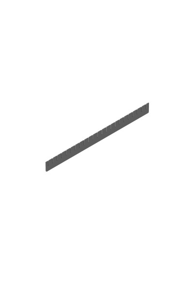 Séparateur type peigne 555 x 45 h mm entraxe 24 mm