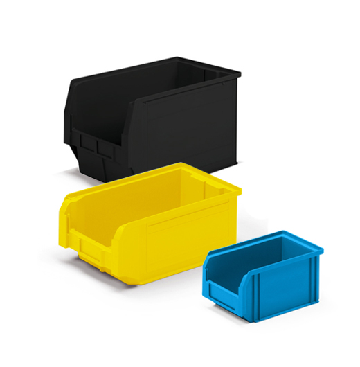 Plastic Parts Bins Small Component Storage Boxes Picking Bin Workshop Box DI