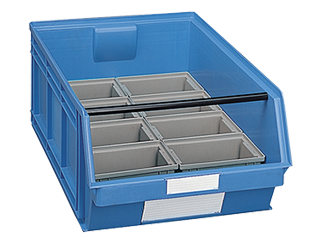 Bins for shelving systems